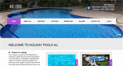 Desktop Screenshot of holidaypoolsnj.com
