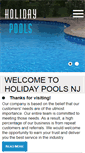 Mobile Screenshot of holidaypoolsnj.com